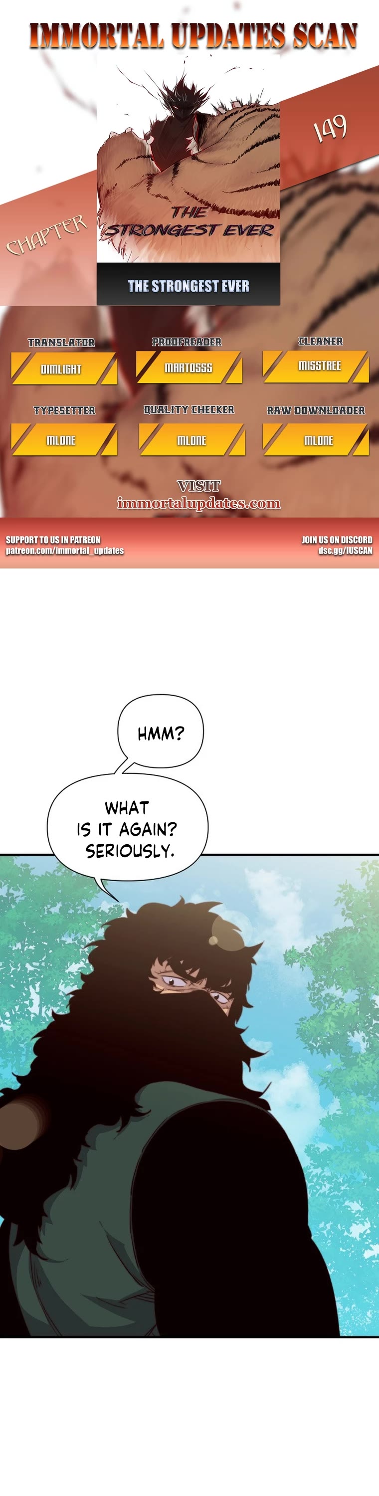 The Strongest Ever Chapter 149 page 1 - Chapter 149