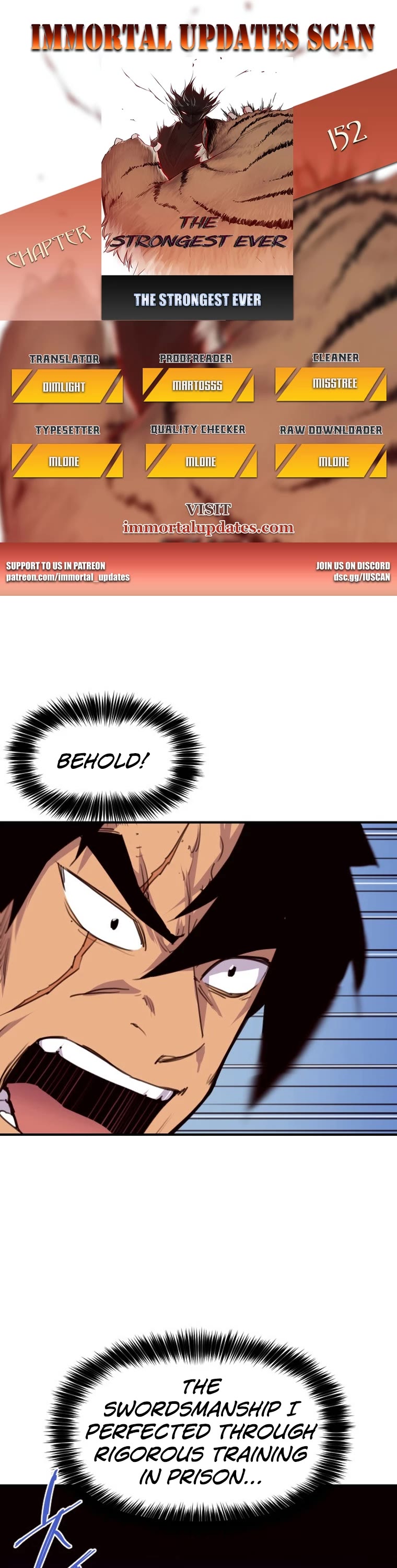 The Strongest Ever Chapter 152 page 1 - Chapter 152