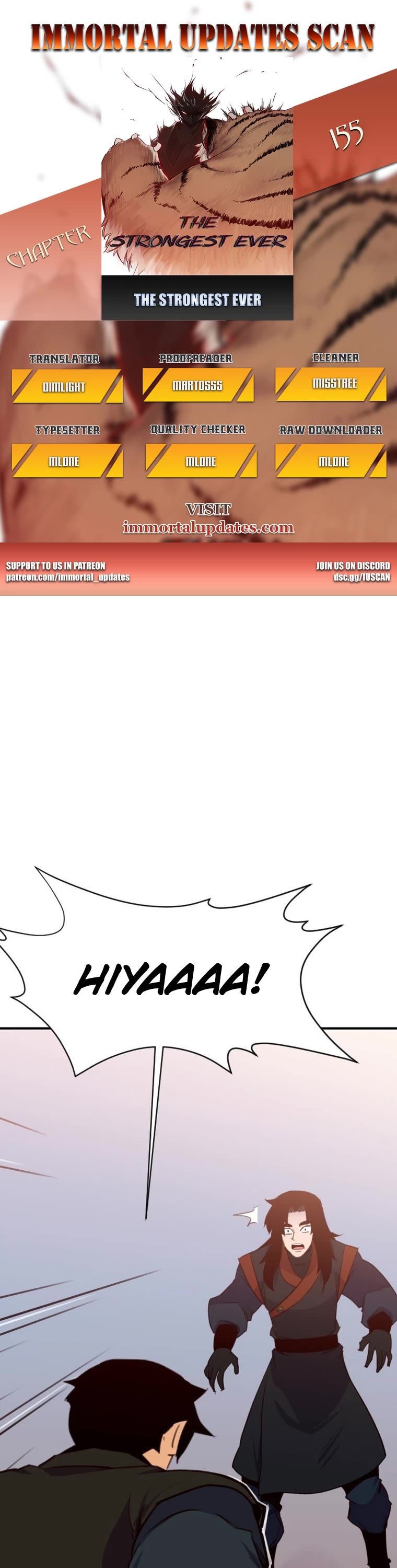 The Strongest Ever Chapter 155 page 1 - Chapter 155