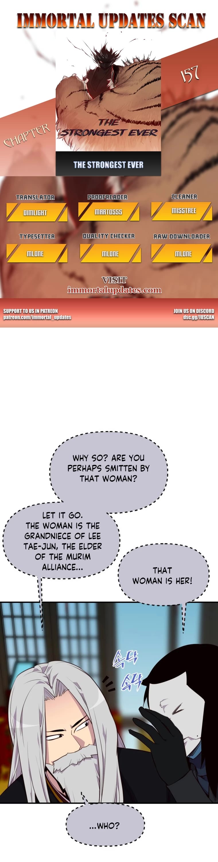 The Strongest Ever Chapter 157 page 1 - Chapter 157