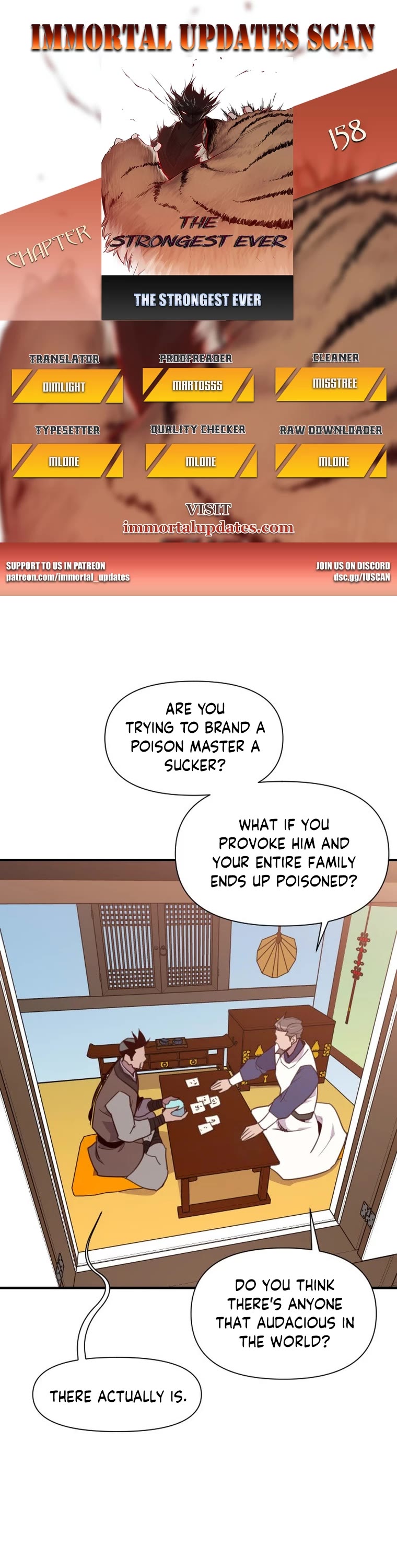 The Strongest Ever Chapter 158 page 1 - Chapter 158