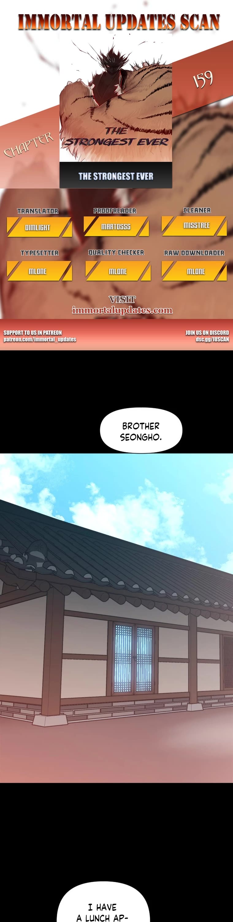 The Strongest Ever Chapter 159 page 1 - Chapter 159