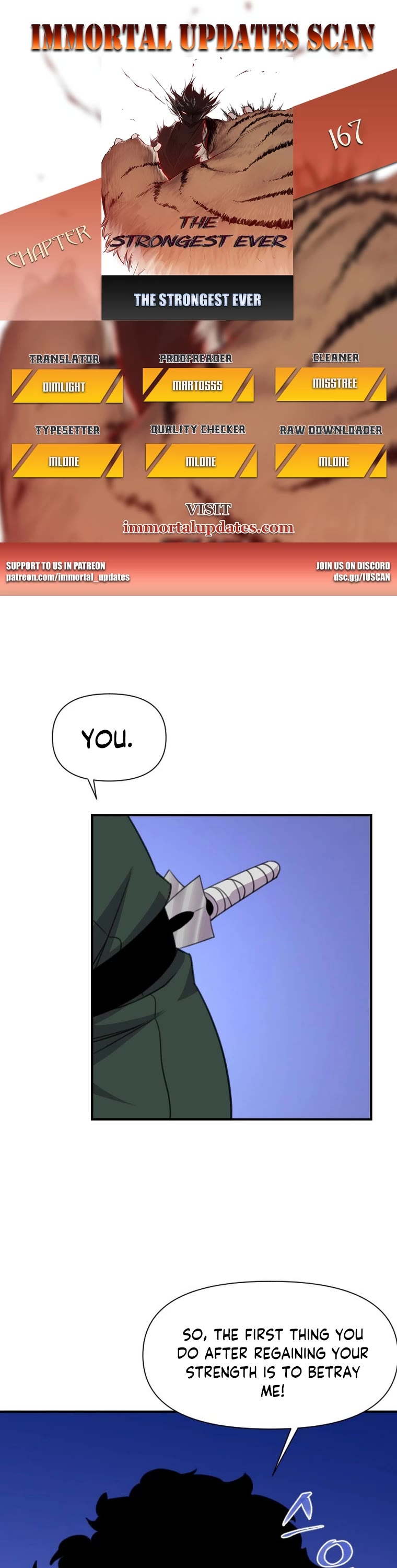 The Strongest Ever Chapter 167 page 1 - Chapter 167