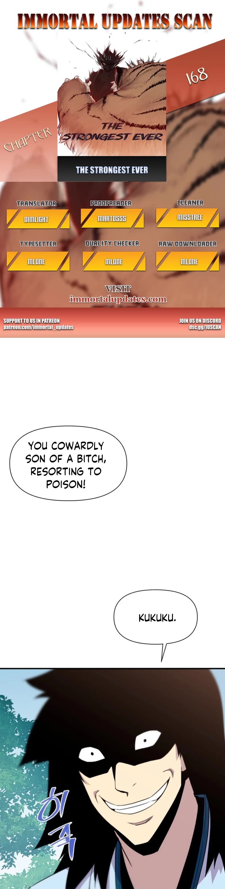 The Strongest Ever Chapter 168 page 1 - Chapter 168