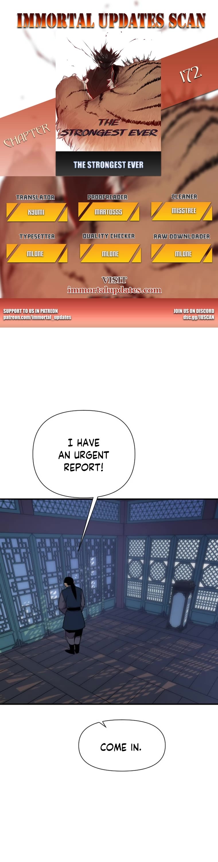 The Strongest Ever Chapter 172 page 1 - Chapter 172
