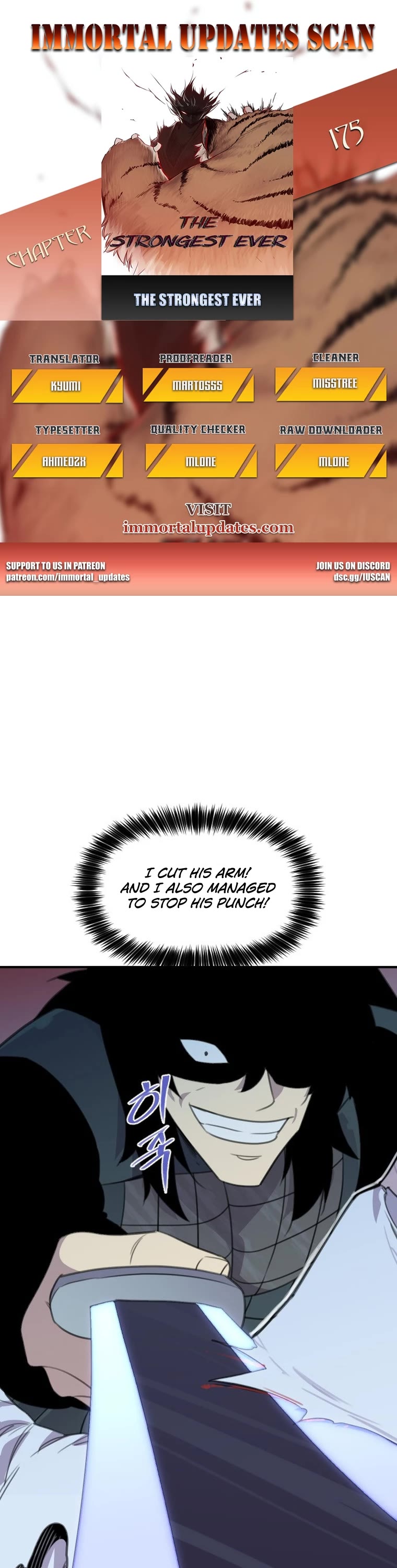 The Strongest Ever Chapter 175 page 1 - Chapter 175