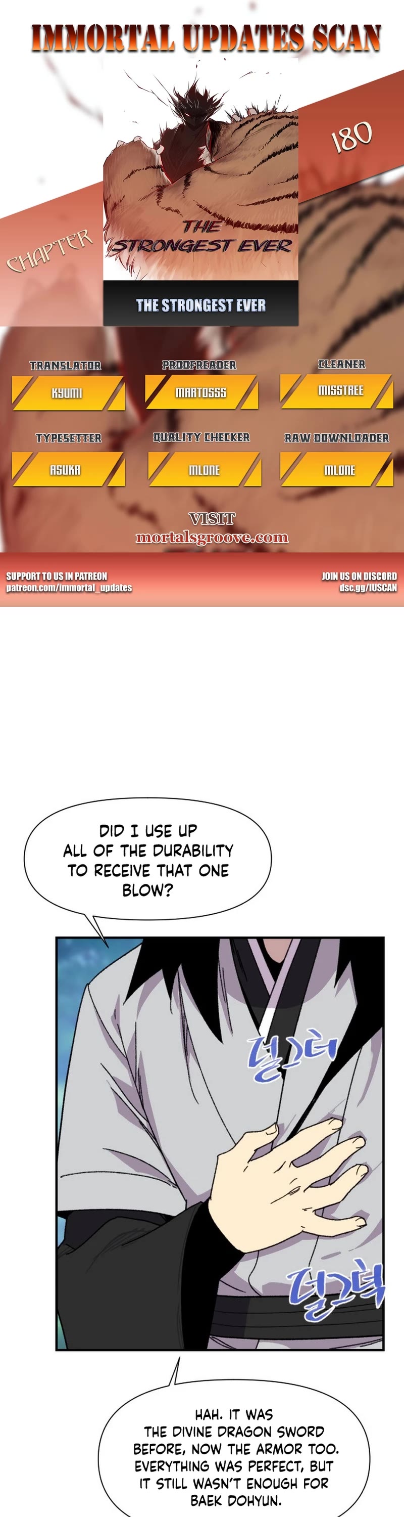 The Strongest Ever Chapter 180 page 1 - Chapter 180