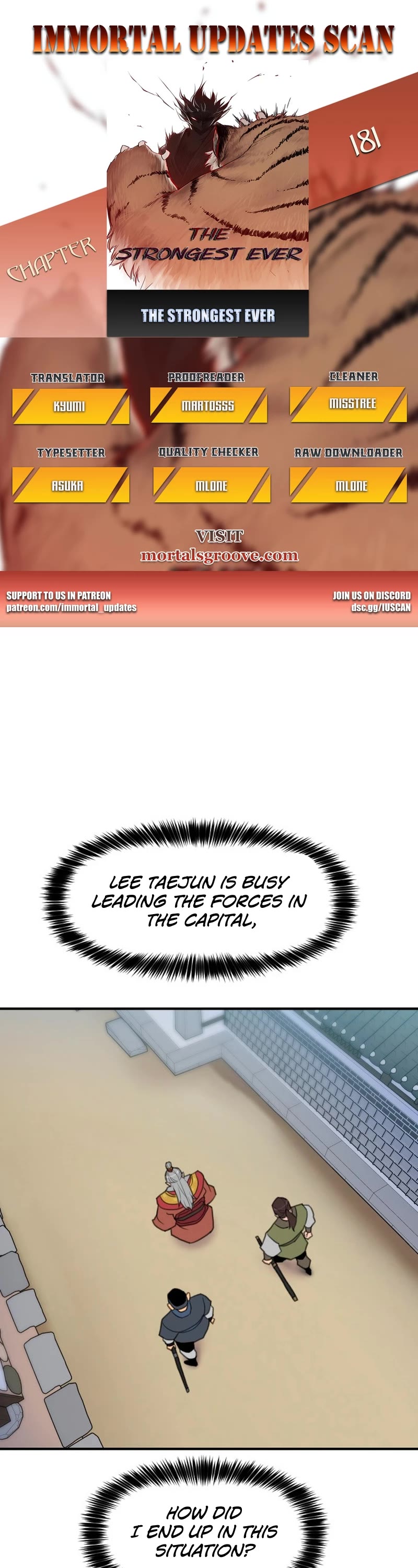 The Strongest Ever Chapter 181 page 1 - Chapter 181