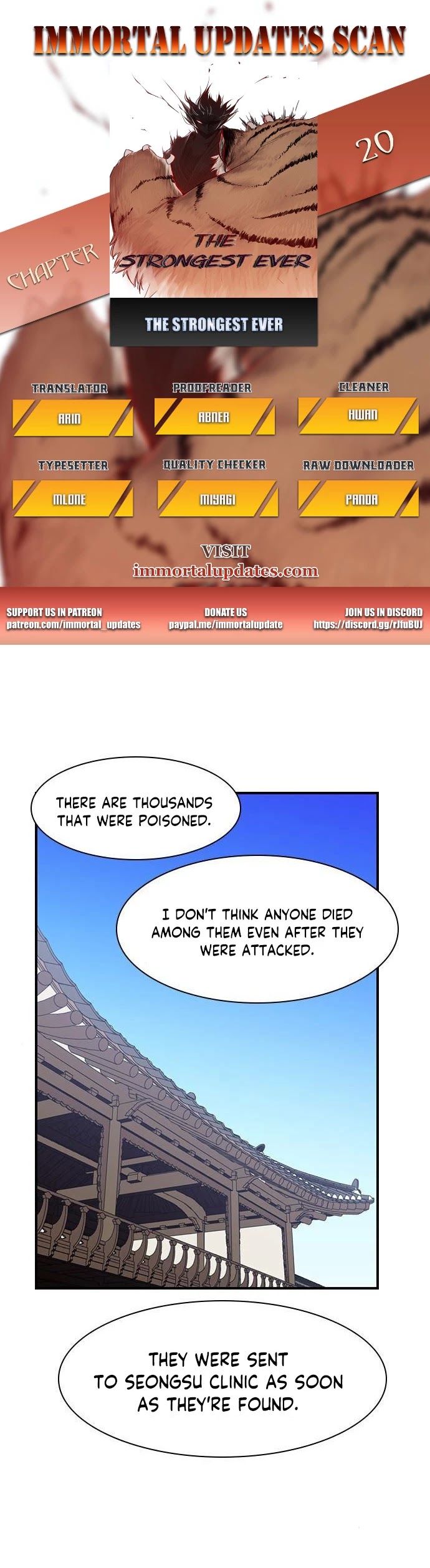The Strongest Ever Chapter 20 page 1 - Chapter 20