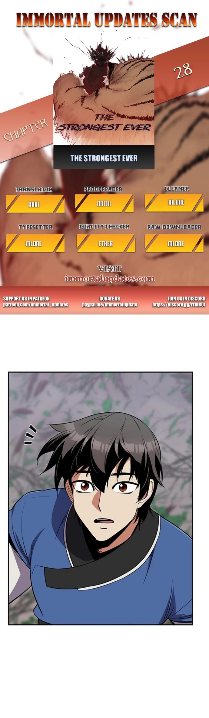 The Strongest Ever Chapter 28 page 1 - Chapter 28
