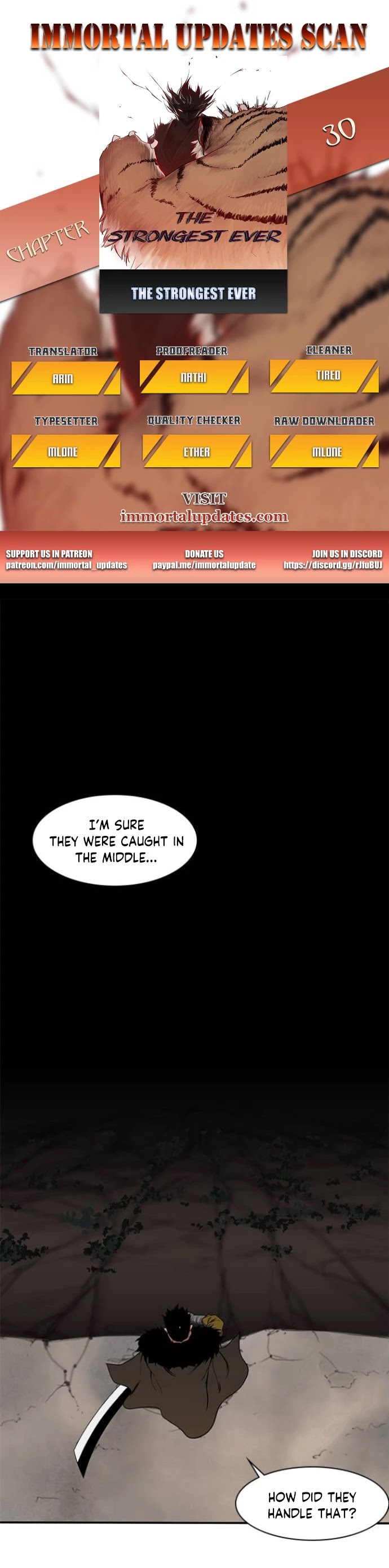 The Strongest Ever Chapter 30 page 1 - Chapter 30