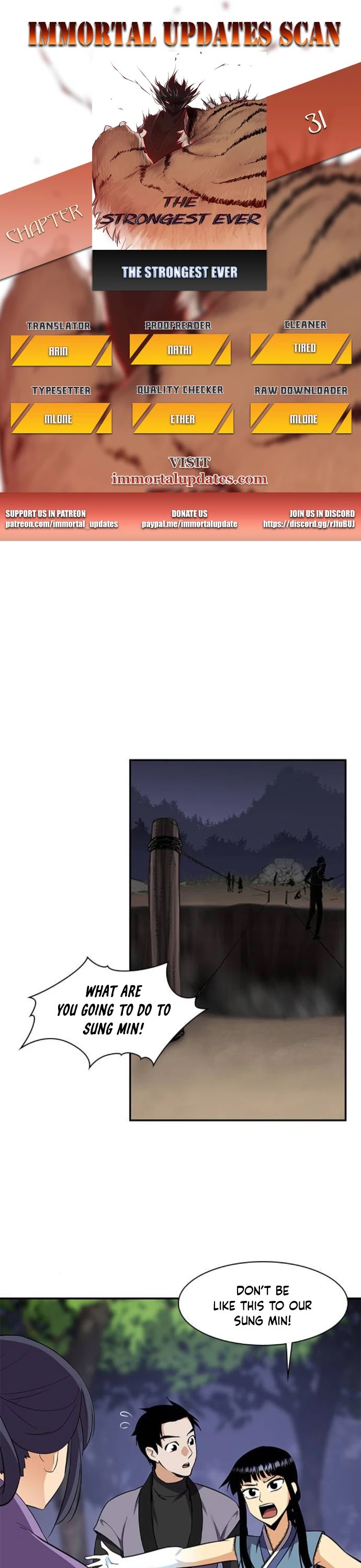The Strongest Ever Chapter 31 page 1 - Chapter 31
