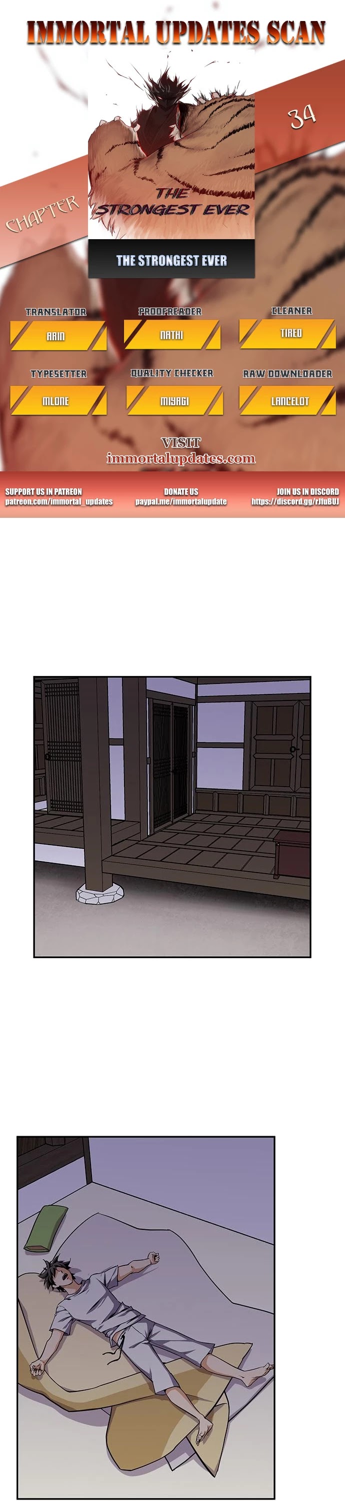 The Strongest Ever Chapter 34 page 1 - Chapter 34