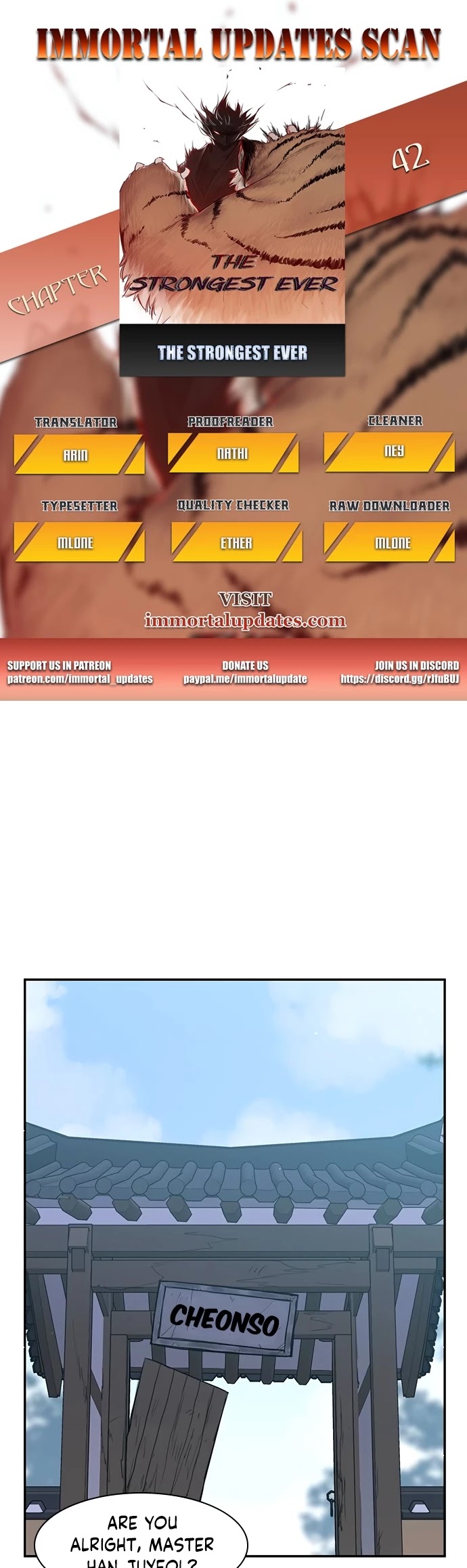 The Strongest Ever Chapter 42 page 1 - Chapter 42