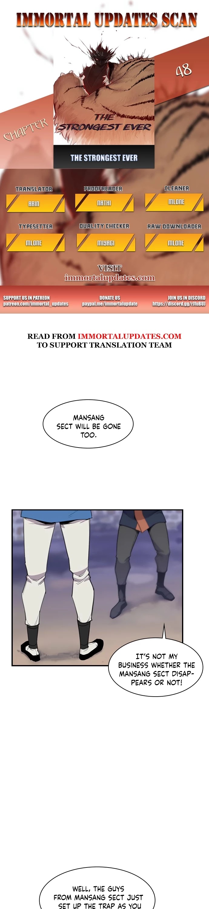 The Strongest Ever Chapter 48 page 1 - Chapter 48