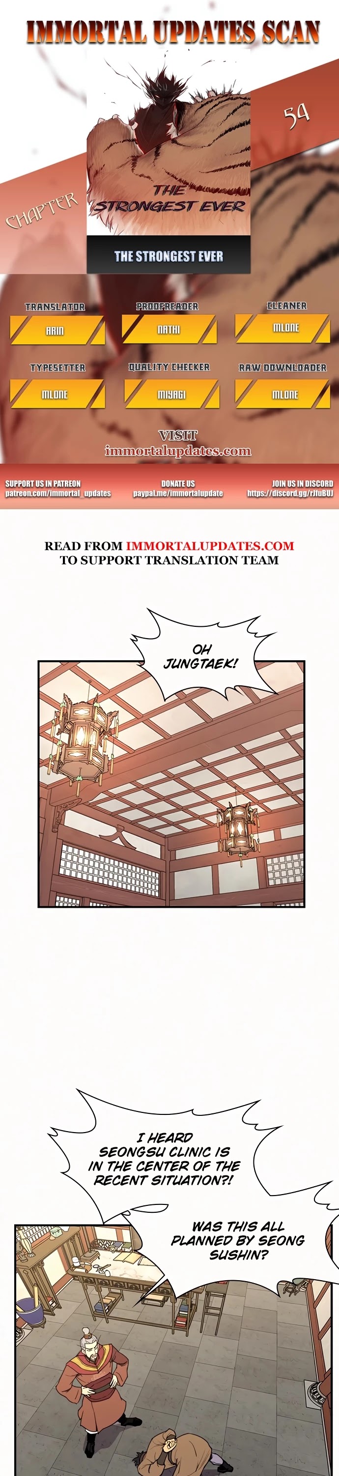 The Strongest Ever Chapter 54 page 1 - Chapter 54