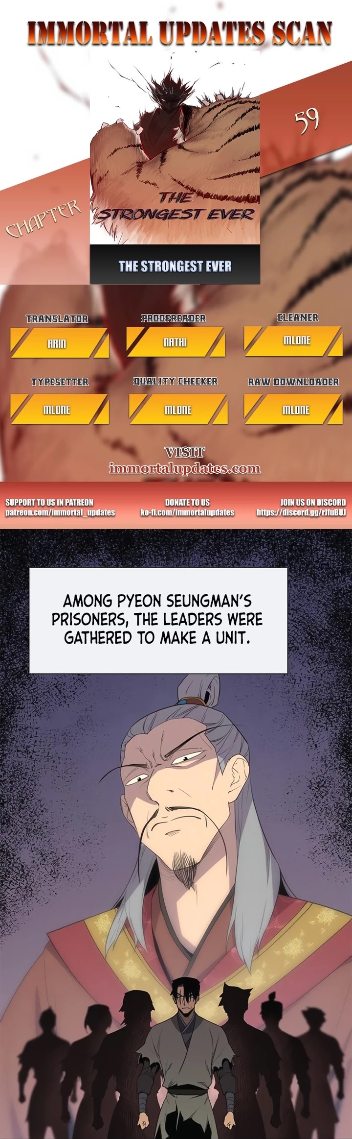 The Strongest Ever Chapter 59 page 1 - Chapter 59