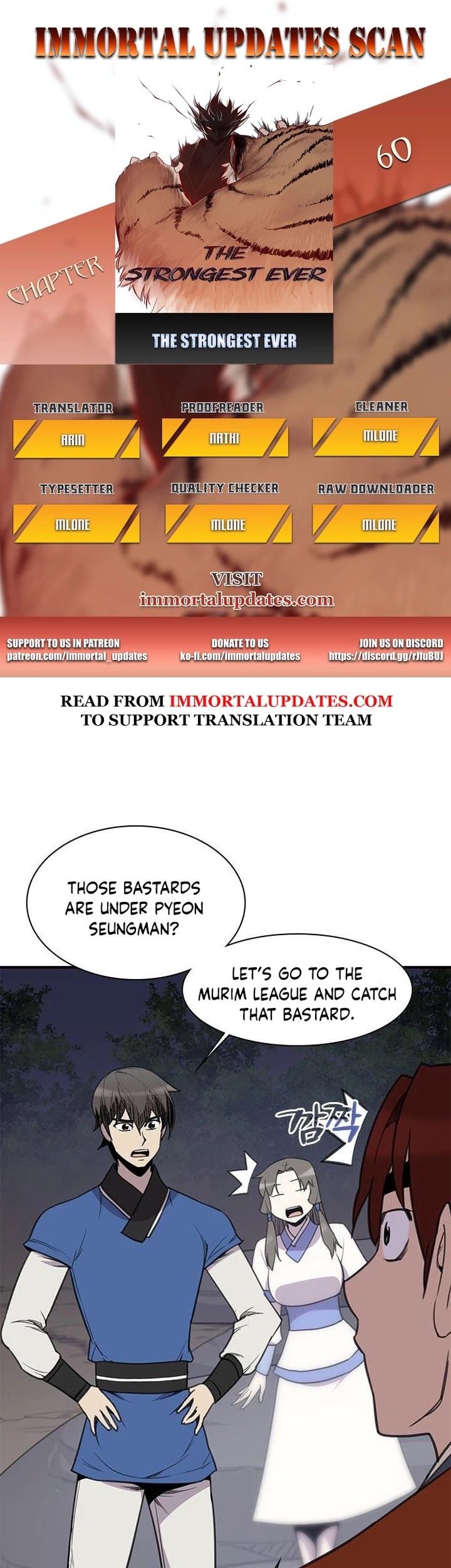 The Strongest Ever Chapter 60 page 1 - Chapter 60