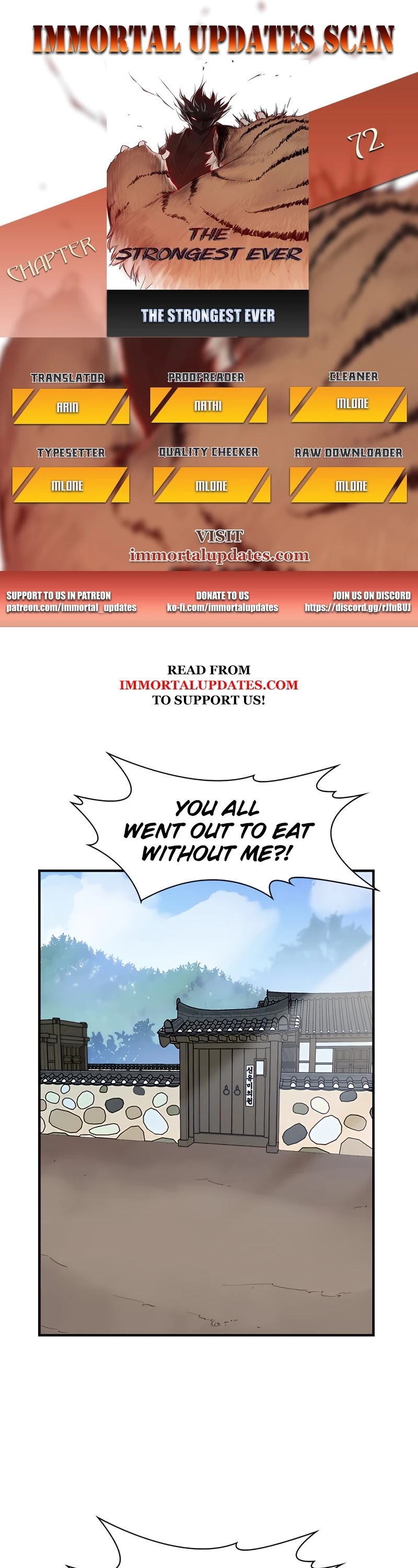The Strongest Ever Chapter 72 page 1 - Chapter 72