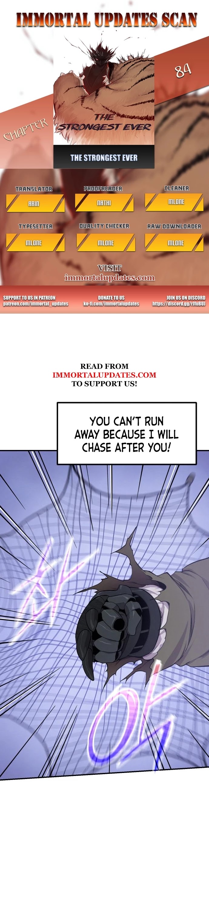 The Strongest Ever Chapter 84 page 1 - Chapter 84