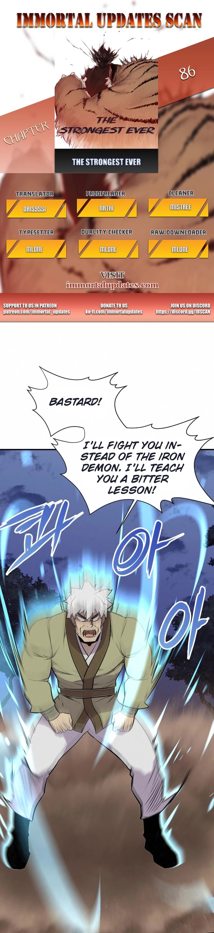 The Strongest Ever Chapter 86 page 1 - Chapter 86