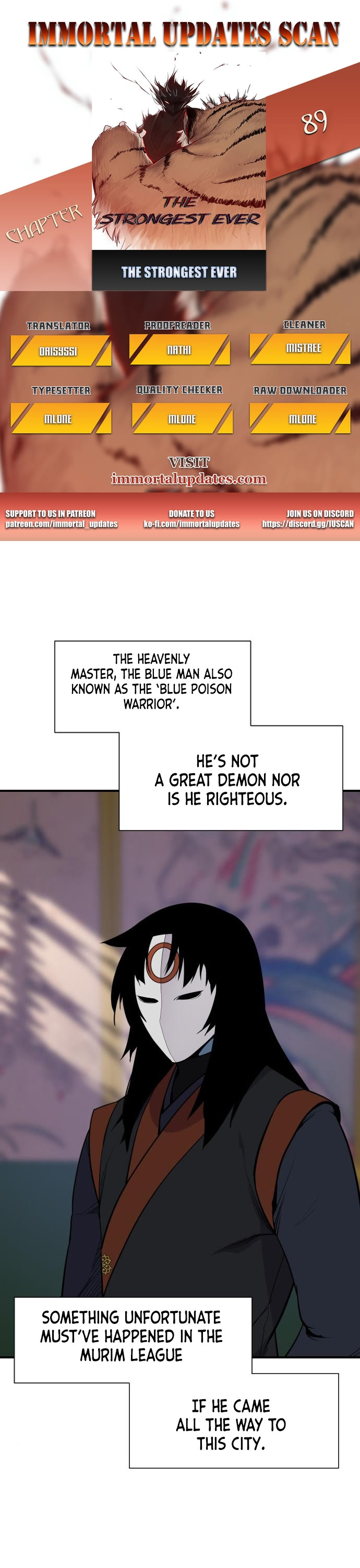 The Strongest Ever Chapter 89 page 1 - Chapter 89