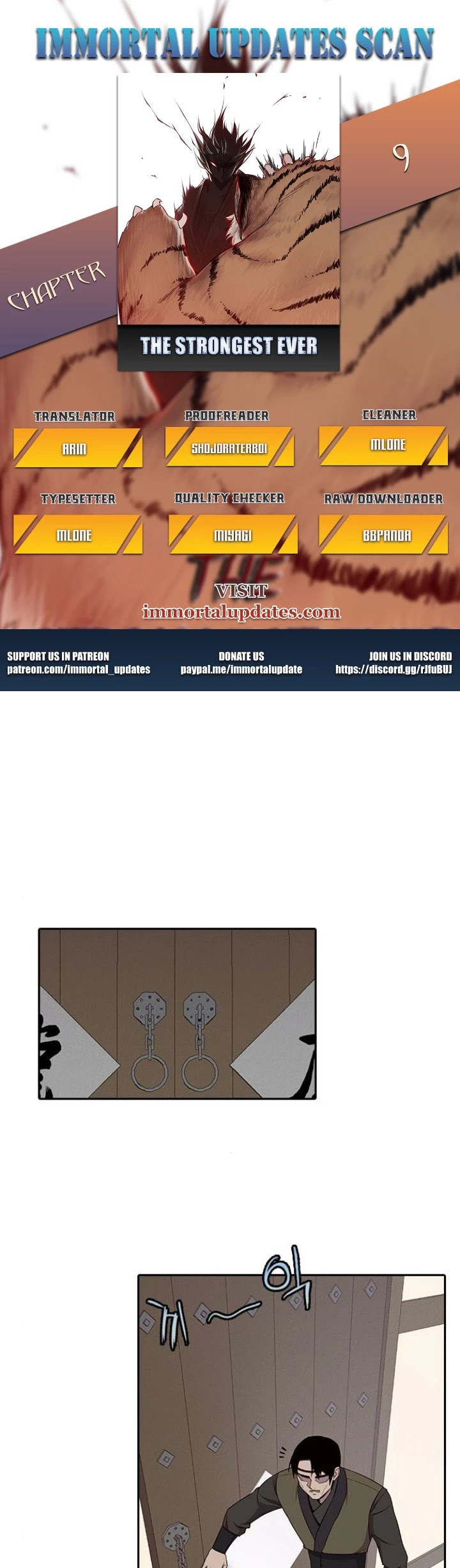 The Strongest Ever Chapter 9 page 1 - Chapter 9