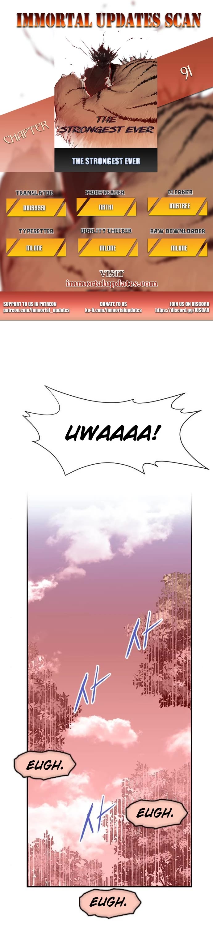 The Strongest Ever Chapter 91 page 1 - Chapter 91