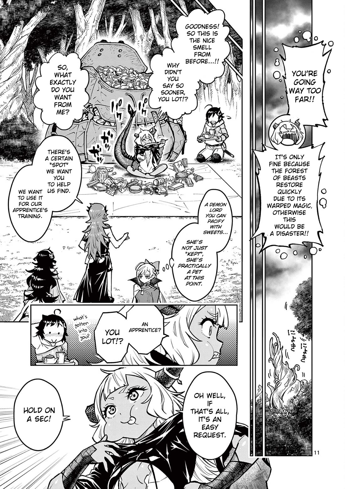 The Strongest Female Masters, Who Are Trying to Raise Me Up, Are in Shambles Over Their Training Policy Chapter 30 page 11 - Chapter 30: The Spot