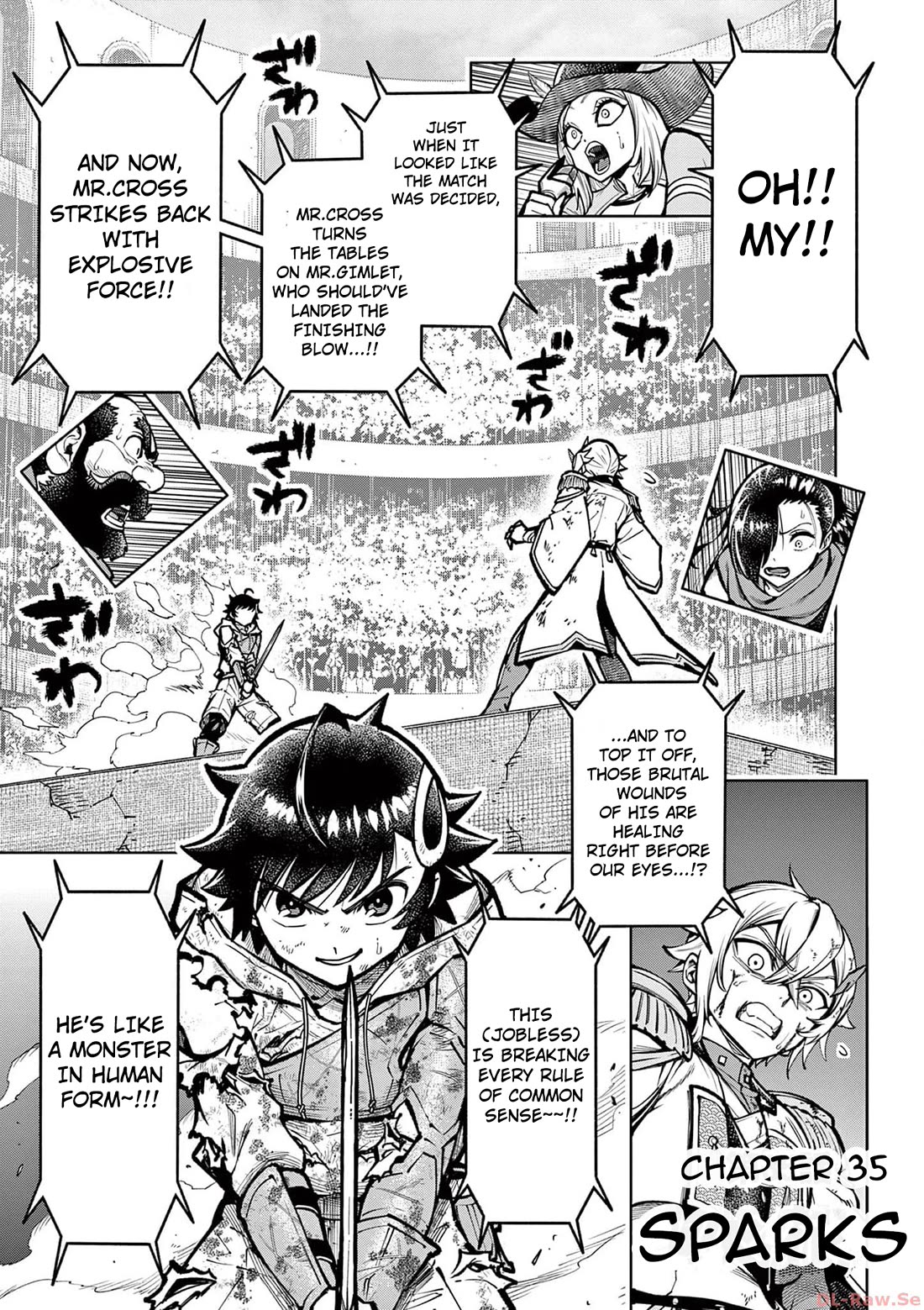 The Strongest Female Masters, Who Are Trying to Raise Me Up, Are in Shambles Over Their Training Policy Chapter 35 page 2 - Chapter 35: Sparks