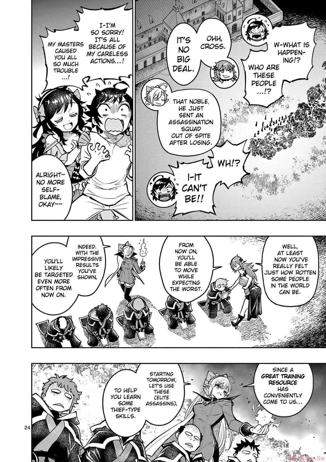 The Strongest Female Masters, Who Are Trying to Raise Me Up, Are in Shambles Over Their Training Policy Chapter 38 page 24 - Chapter 38: Midnight Visitor