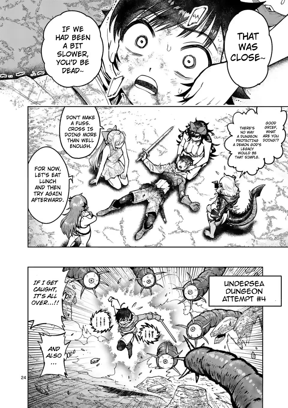 The Strongest Female Masters, Who Are Trying to Raise Me Up, Are in Shambles Over Their Training Policy Chapter 44 page 24 - Chapter 44: The Trial of the Undersea Dungeon