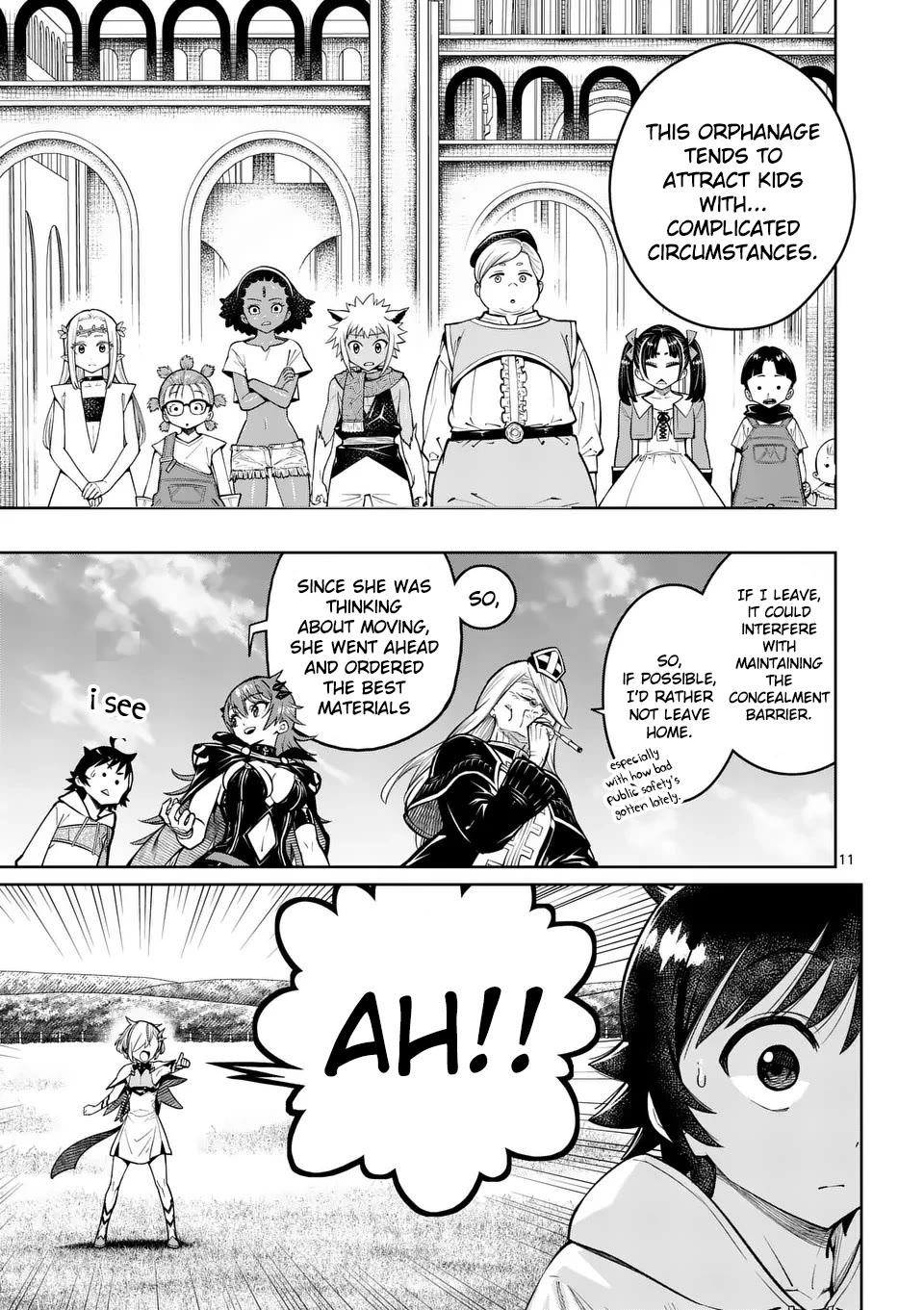 The Strongest Female Masters, Who Are Trying to Raise Me Up, Are in Shambles Over Their Training Policy Chapter 48 page 13 - Chapter 48: The Girl and The Priest of The Lost Forest