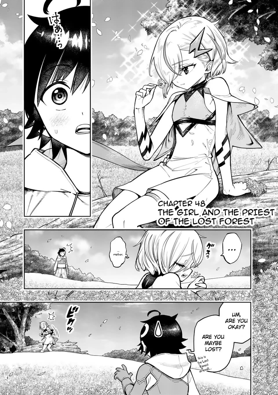 The Strongest Female Masters, Who Are Trying to Raise Me Up, Are in Shambles Over Their Training Policy Chapter 48 page 3 - Chapter 48: The Girl and The Priest of The Lost Forest