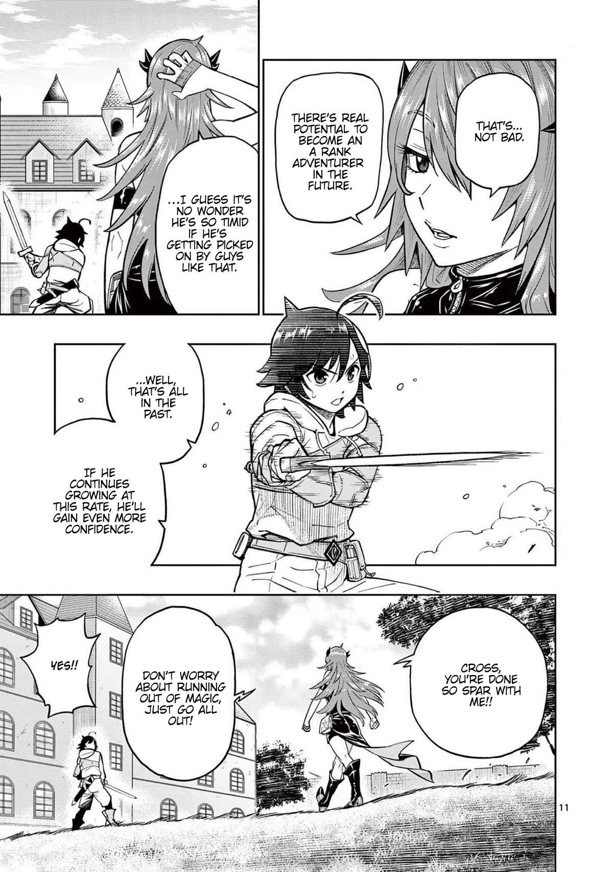 The Strongest Female Masters, Who Are Trying to Raise Me Up, Are in Shambles Over Their Training Policy Chapter 5 page 12 - Chapter 5: Cross Goal