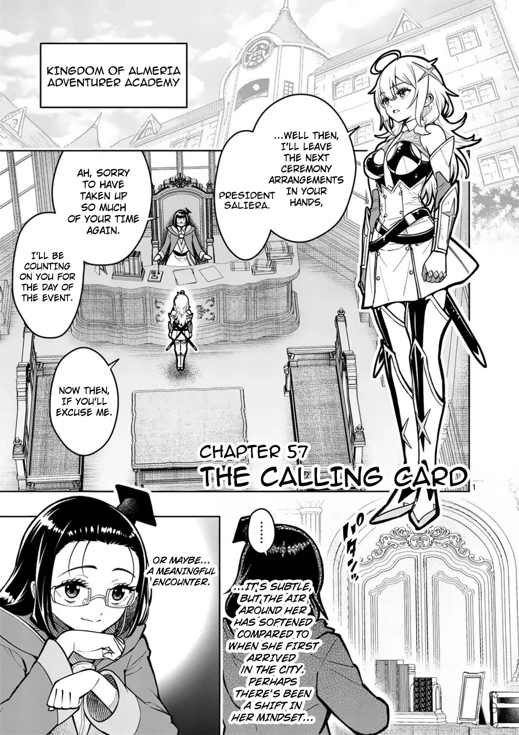The Strongest Female Masters, Who Are Trying to Raise Me Up, Are in Shambles Over Their Training Policy Chapter 57 page 2 - Chapter 57: The Calling Card