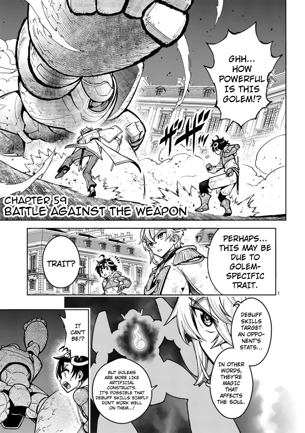 The Strongest Female Masters, Who Are Trying to Raise Me Up, Are in Shambles Over Their Training Policy Chapter 59 page 2 - Chapter 59: Battle Againts The Weapon