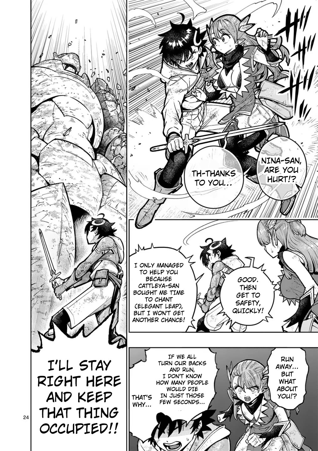 The Strongest Female Masters, Who Are Trying to Raise Me Up, Are in Shambles Over Their Training Policy Chapter 59 page 24 - Chapter 59: Battle Againts The Weapon