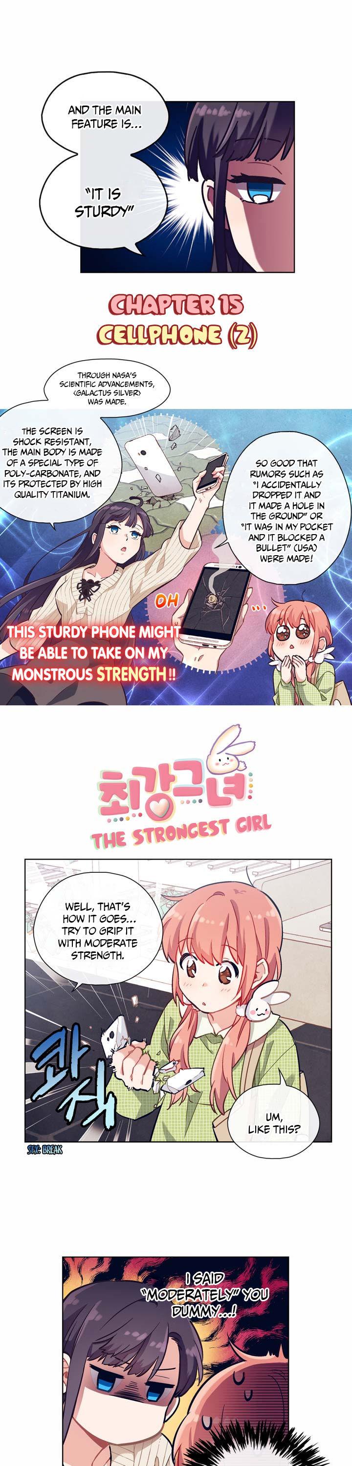 The Strongest Girl Chapter 15 page 8 - Chapter 15 : Cellphone (2)