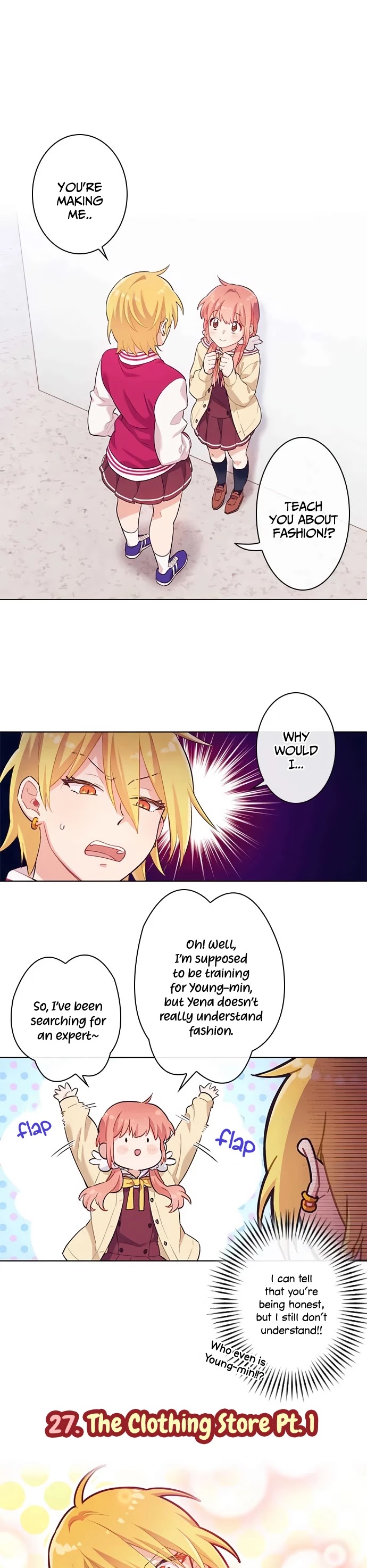 The Strongest Girl Chapter 27 page 1 - Chapter 27: The Clothing Store - pt. 1