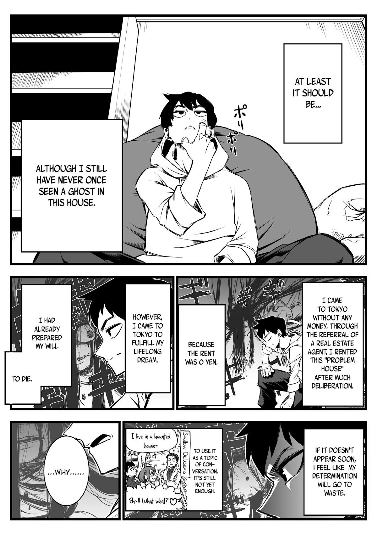 The Strongest Haunted House and the Guy With No Spiritual Sense Chapter 1 page 3 - Chapter 1