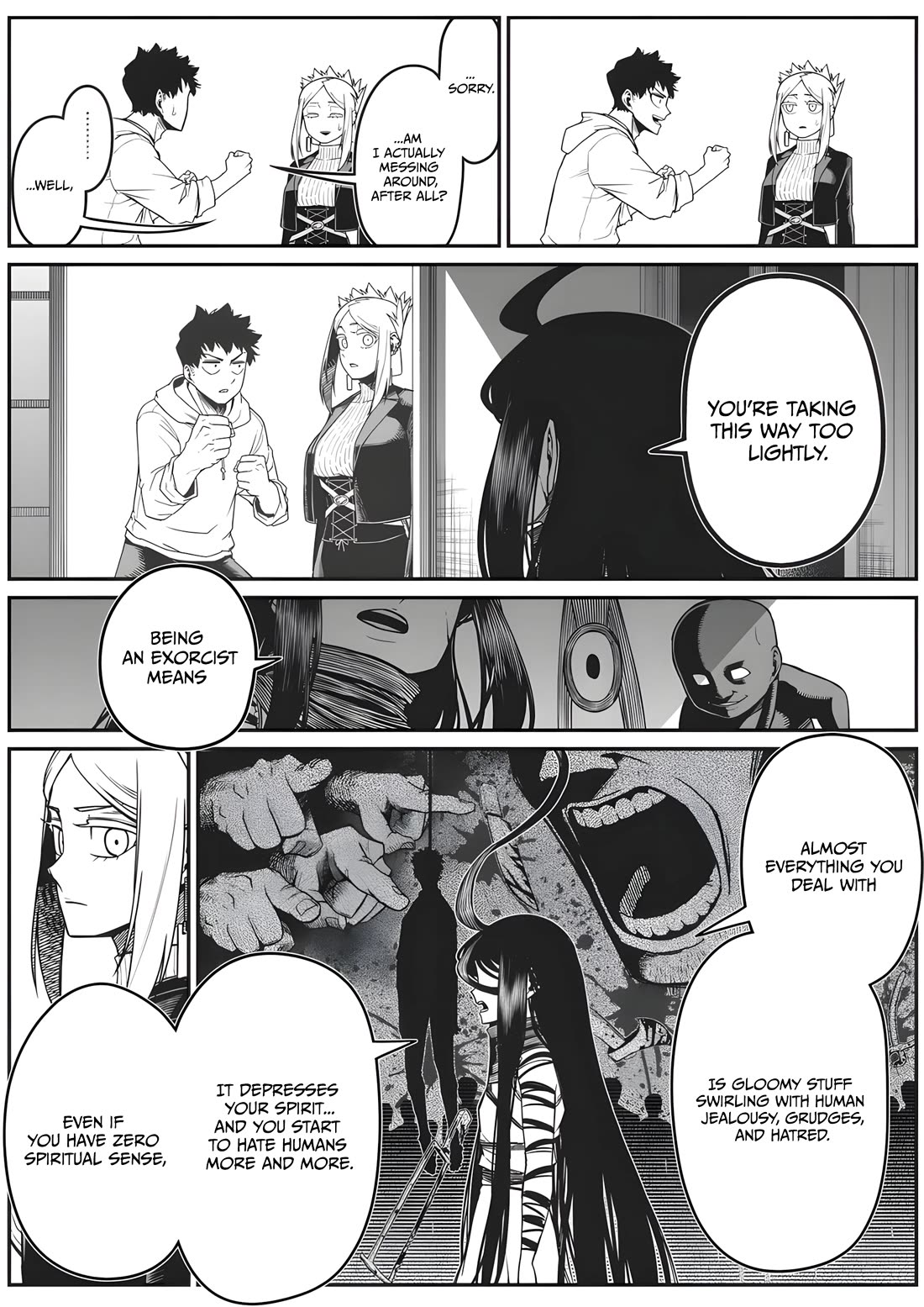 The Strongest Haunted House and the Guy With No Spiritual Sense Chapter 38 page 6 - Chapter 38