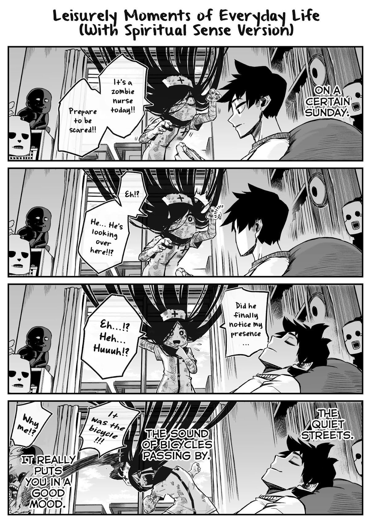 The Strongest Haunted House and the Guy With No Spiritual Sense Chapter 9.1 page 2 - Chapter 9.1: Extra - Leisurely Moments of Everyday Life