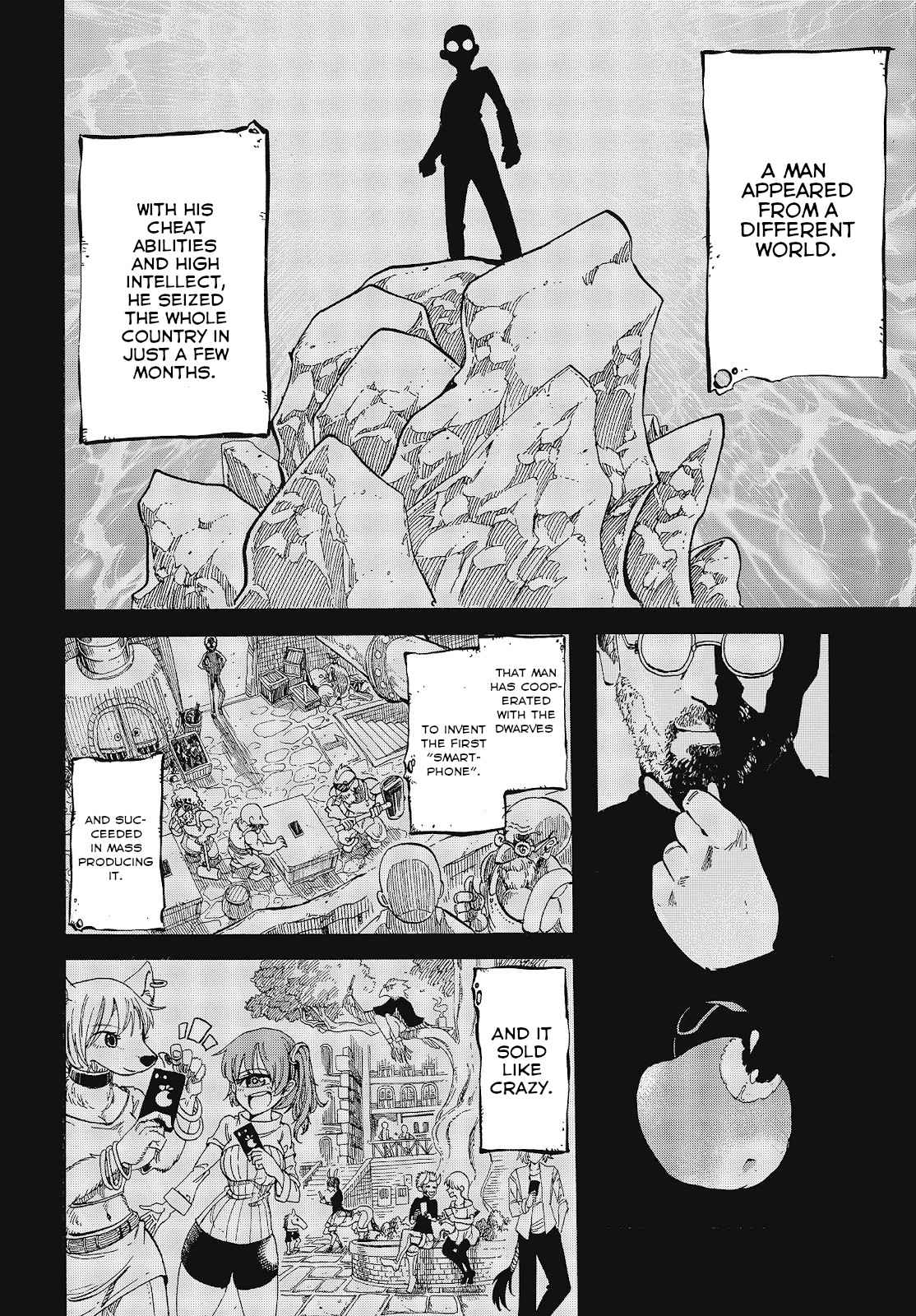 The Strongest Holy Knight in a Different World Is Too Much of a Noob, He Got in a Troll Fight Today Too~I Don't Follow You and You Don’t Follow Me, but Please Excuse Me.~ Chapter 1 page 5 - Chapter 1