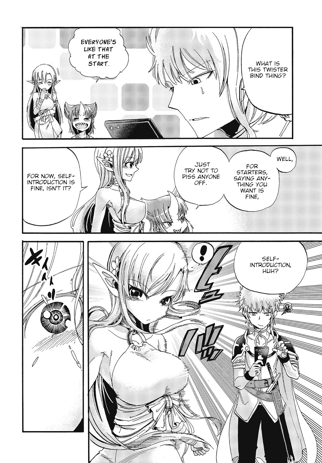 The Strongest Holy Knight in a Different World Is Too Much of a Noob, He Got in a Troll Fight Today Too~I Don't Follow You and You Don’t Follow Me, but Please Excuse Me.~ Chapter 1 page 7 - Chapter 1