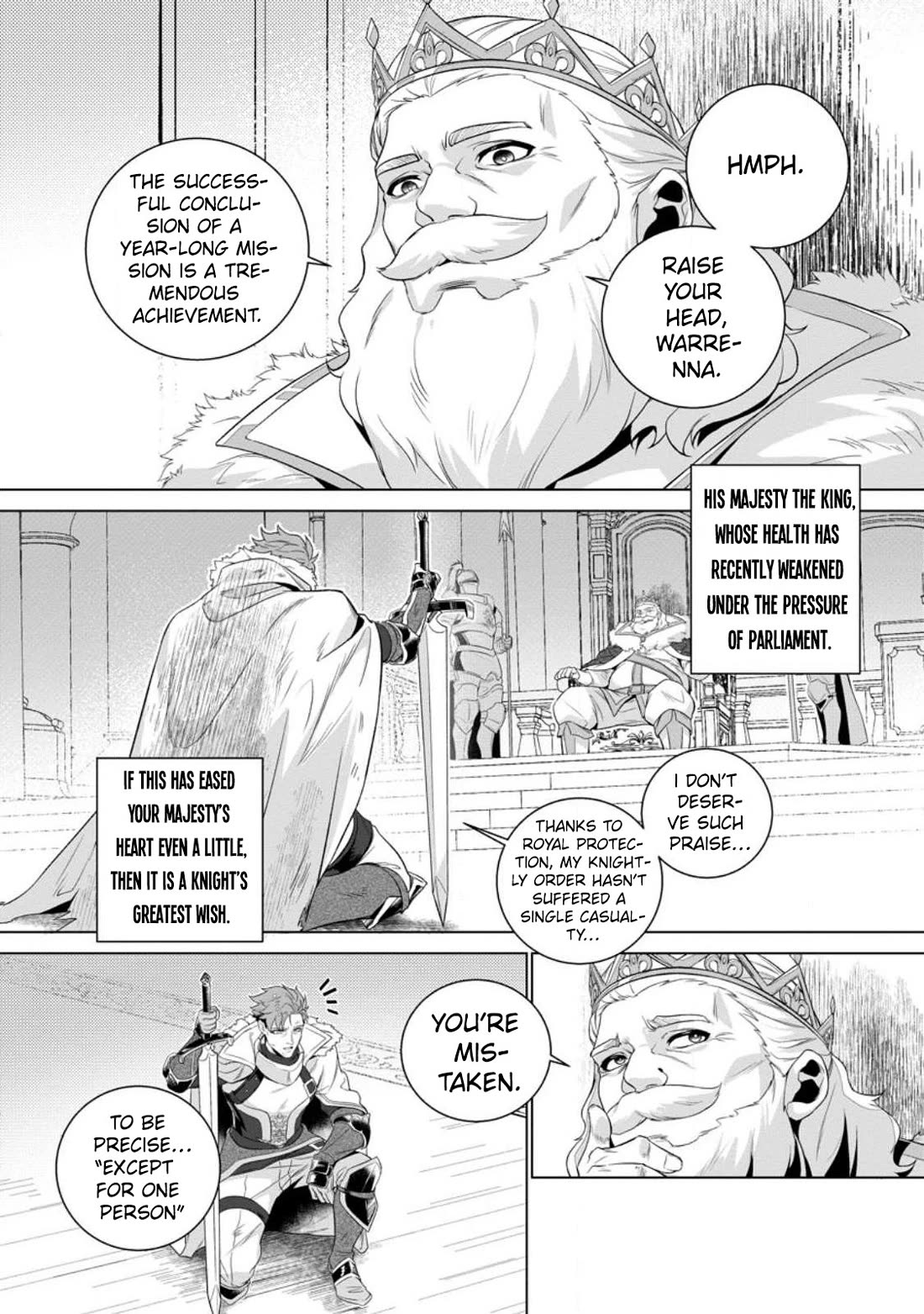 The Strongest Old Knight Commander is Celebrated as a Hero in the Countryside After Being Cheated on and Exiled Chapter 1 page 15 - Chapter 1
