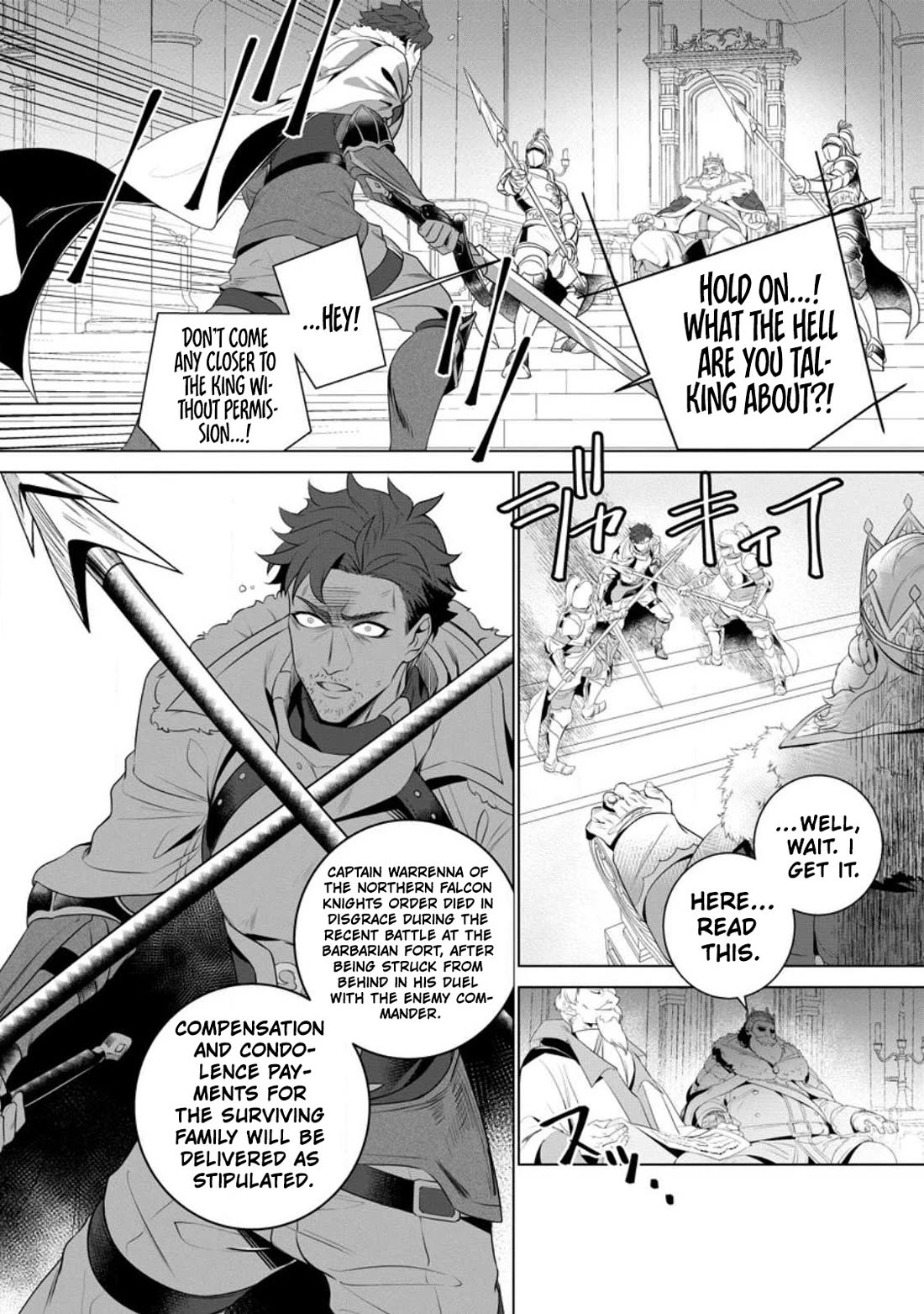 The Strongest Old Knight Commander is Celebrated as a Hero in the Countryside After Being Cheated on and Exiled Chapter 1 page 17 - Chapter 1