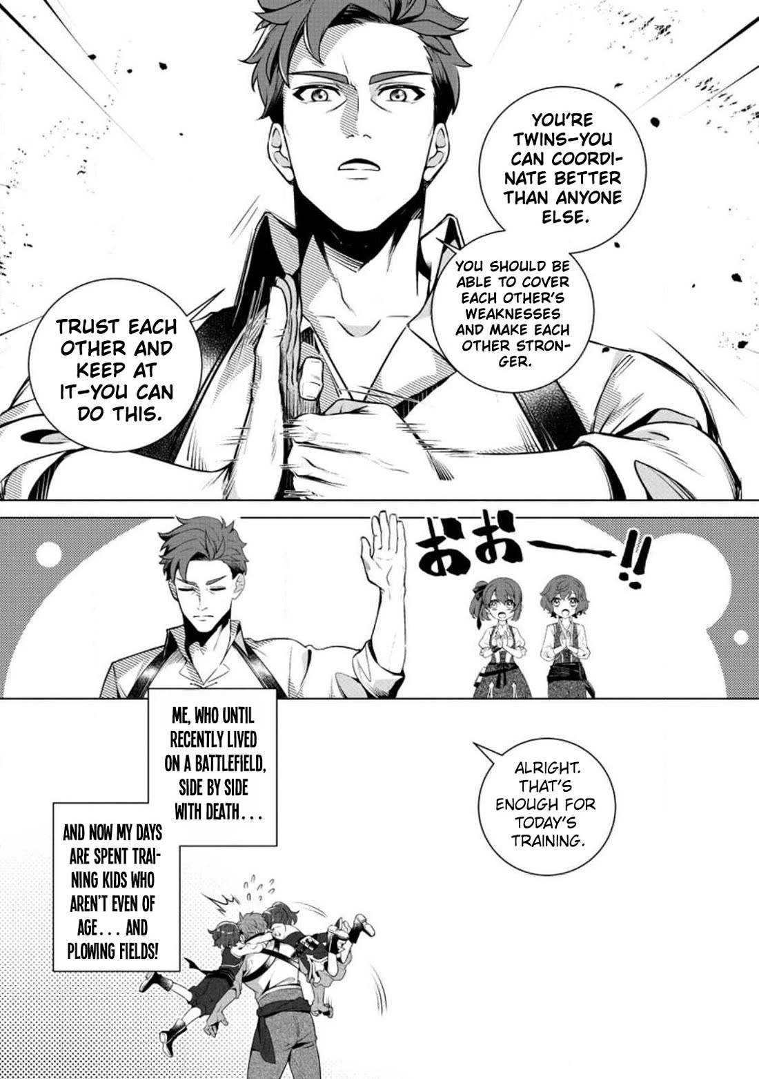 The Strongest Old Knight Commander is Celebrated as a Hero in the Countryside After Being Cheated on and Exiled Chapter 2 page 14 - Chapter 2