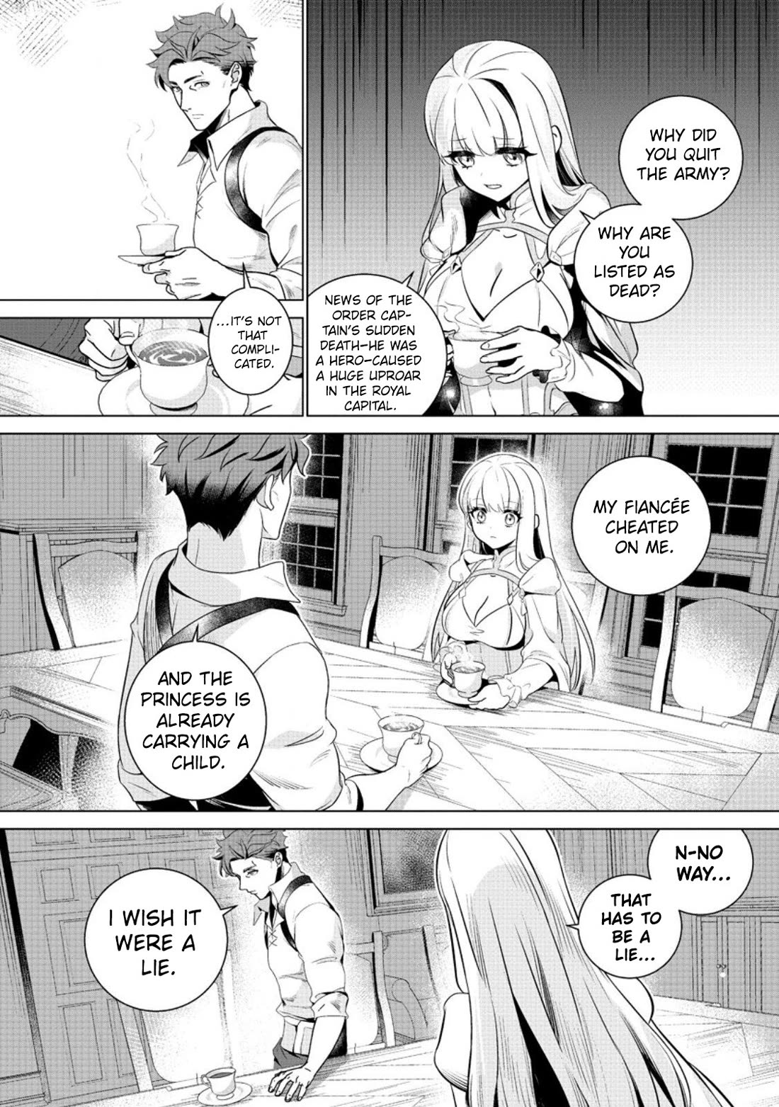 The Strongest Old Knight Commander is Celebrated as a Hero in the Countryside After Being Cheated on and Exiled Chapter 2 page 21 - Chapter 2