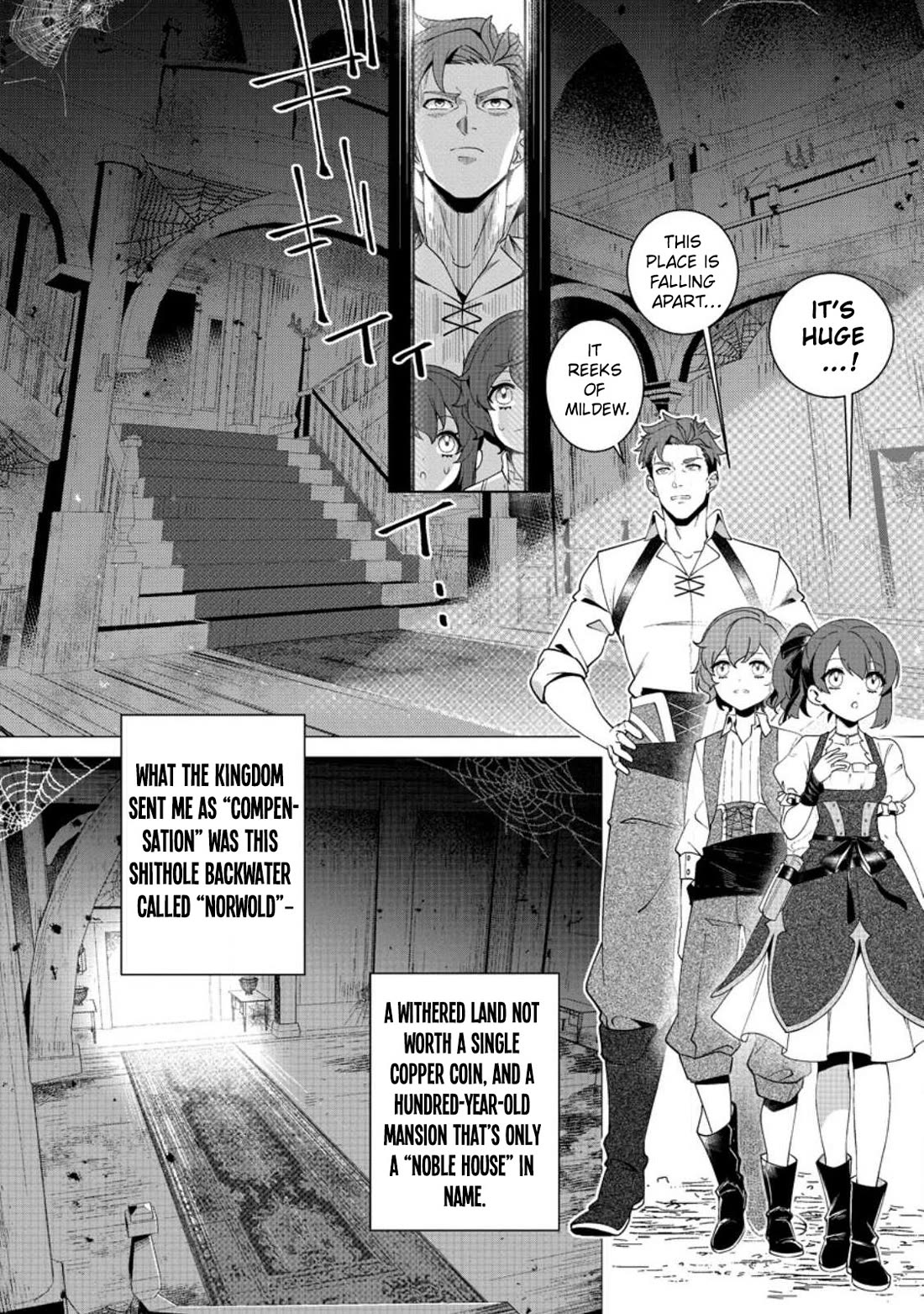 The Strongest Old Knight Commander is Celebrated as a Hero in the Countryside After Being Cheated on and Exiled Chapter 2 page 3 - Chapter 2